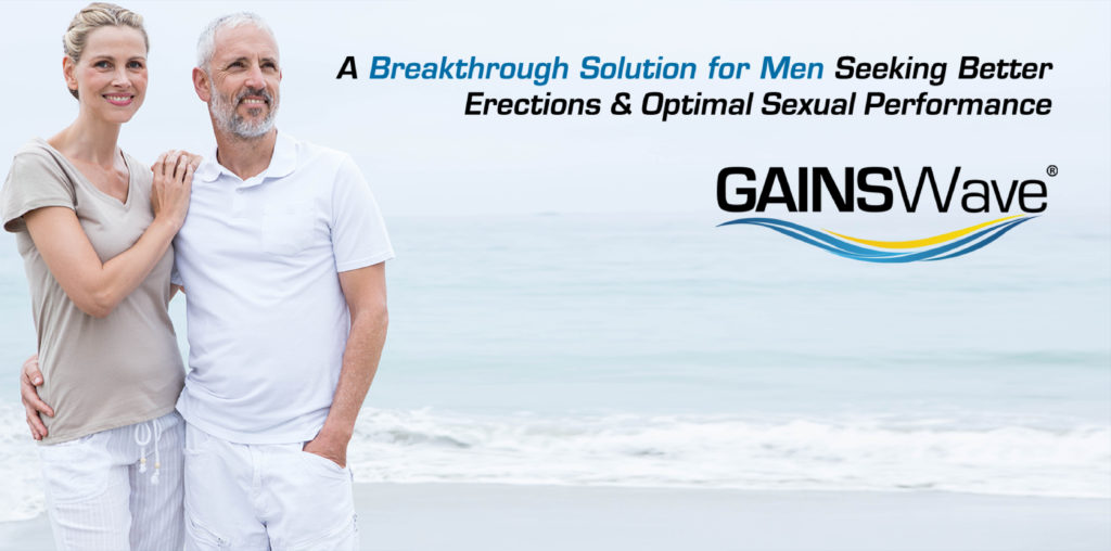 GainsWave - a breakthrough solution for better erection and sexual performance.